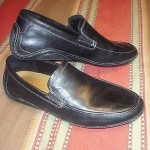COLE HAAN NIKE AIR BLACK LOAFERS  SHOES 10 M