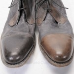 COLE HAAN 9.5 M Vincenti  2TONE ANKLE BOOT leather C09367 CAP TOE lace-up shoe