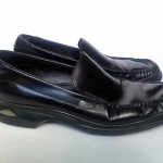 Mens Cole Haan Country Nike Air Shoes Size 10 M Black Leather Loafers Slip On