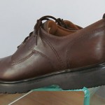 Mens sz 10 M brown leather Timberland lace tie oxford casual work shoes