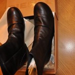 New Diesel Highactive Mens Black Leather Boots size 44 zip closure 11 10.50