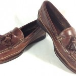 COLE HAAN Mens Brown LEATHER COUNTRY Kiltie Tassle Slip On Loafer Shoes SZ 8.5 M