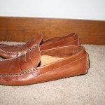 Cole Haan Brown Camel Leather Penny Loafers Flats Casual Dress Shoes Sz 12
