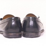Cole Haan 9.5 B Black Leather Mens Slip On Loafer Dress Shoes