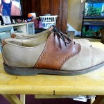 COLE HAAN SUEDE OXFORDS SADDLE SIZE 11.5 D