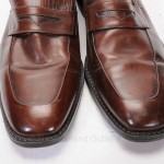 COLE HAAN 11.5 M dark brown PENNY LOAFER leather C07514 slip on casual shoe