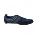 Hugo Boss Blue Suede Lace Up Sneakers Shoes US 12 EU 45