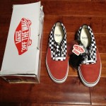 authentic SUPREME X VANS Authentic Pro sz 10.5 coral and check