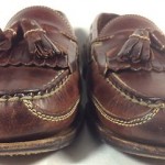 COLE HAAN Mens Brown LEATHER COUNTRY Kiltie Tassle Slip On Loafer Shoes SZ 8.5 M