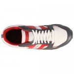 Diesel Mens Gunner White Gray Casual Leather Lace Up Sneakers Shoes