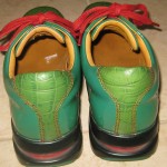 Mens Cole Haan Nike Air Green Leather Classic Oxfords sz 8.5 M ~ Excellent