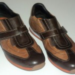 Cole Haan Nike Air Mens Size 8 Leather Casual Sneakers Brown & Caramel Shoes