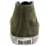 Hugo Boss Mens Sneakers Orange Label Sansior Dk. Green High Top Red Laces