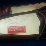 Mens Cole Haan Brown/Burgundy Leather Tassel Casual Loafers Shoes Size 11D