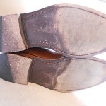 COLE HAAN 8 M Dark Brown Leather C09302 APRON TOE LOAFER Slip-on Tassel Shoe