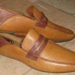 Mens Cole Haan Tan All Leather Classic Driving Loafers sz 10.5 M