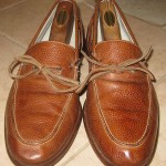 Mens Cole Haan Nike Air Brn All Leather Classic Loafers sz 10.5 M