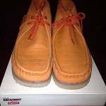 Clarks Originals Supreme orange nubuck wallabee 10.5m