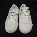 NEW Mens Diesel Korbin II White Taupe Leather Athletic Casual Shoes Size 11