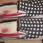 vans mens shoes 4th of july slip on 12