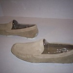 Hugo Boss Men’s Drefin Suede Loafers Driving Shoes Medium Beige Size 9.5 $195