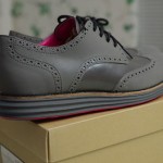 New Cole Haan Fragment LUNARGRAND WINGTIP 3M Reflective Gray Shoes SZ 11 Rare