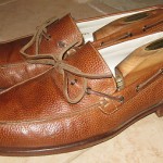 Mens Cole Haan Nike Air Brn All Leather Classic Loafers sz 10.5 M
