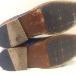 Cole Haan Air Colton Saddle Oxfords Mens Leather Cognac Blue Shoes Size 9