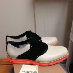 Brand New Cole Haan Lunargrand Saddle Birch/Black/Orange Size 11.5