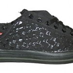 New Mens Diesel Exposure Low Black Logo Shoes Sz 12 US / 45 EUR