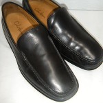 Men’s Cole Haan loafer leather Black  Nike Air size 8 m