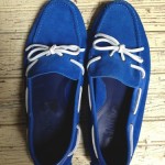 Cole Haan Blue Suede Loafers Slip On Mens Size 9.5