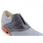 Cole Haan Air Colton.Saddle Mens Size 7.5 Blue Leather Oxfords Shoes New/Display