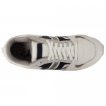 Diesel Mens Gunner White Casual Leather Lace Up Sneakers Shoes
