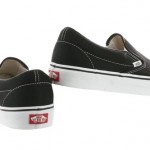 NEW Vans Classic Slip-On VN-0EYEBLK Black White Authentic Canvas Shoes Men