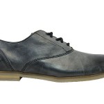 Diesel Mens Thor Gray Black Leather Casual Dress Oxfords Lace Up Shoes