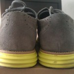 Cole Haan Lunargrand Wing Tip Charcoal Grey Suede Size 11 Low Reserve!
