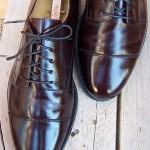 Cole Haan Mens Dress Shoe Sz Size 9.5D Burgundy Leather Comfort Lace Up Oxfords