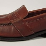 COLE HAAN MENS SLIP ON LOAFER SHOE SIZE 8.5 M BROWN LEATHER