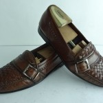 Cole Haan Bragano Mens Leather Dress Shoes Sz 9.5 M Brown Casual Slip On Loafers