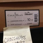 Brand New Cole Haan Lunargrand Wing Tip Ivory Suede/Black Size 10