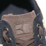 $225 Hugo Boss ORANGE Label Lace-up Sneakers Navy Grey Mens 6 39 Trainers 5.5