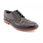 Cole Haan Air Harrison Mens Size 10.5 Black Wingtip Leather Oxfords Shoes Used