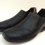 Mens COLE HAAN Black LEATHER Slip On LOAFERS Dress SHOES 10.5 M