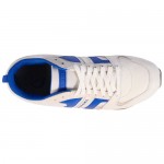 Diesel Mens Gunner White Blue Casual Leather Lace Up Sneakers Shoes