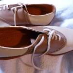 Cole Haan Leather Saddle OXFORD with rubber sole. New.