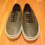 Vintage Vans Green Leather Size 9