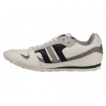 Diesel Mens Gunner White Casual Leather Lace Up Sneakers Shoes