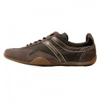 $225 Hugo Boss ORANGE Label Lace-up Sneakers Black Mens 7 40 Trainers 6.5 Grey