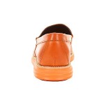 COLE HAAN Mens LunarGrand Penny Loafer Shoes Woodbury/Orange Leather